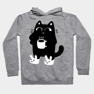 Morning cat / morning person Hoodie